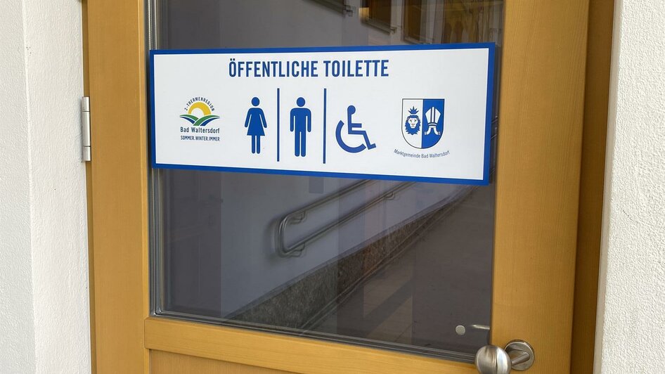 Öffentliche Toilette | © TVB Bad Waltersdorf