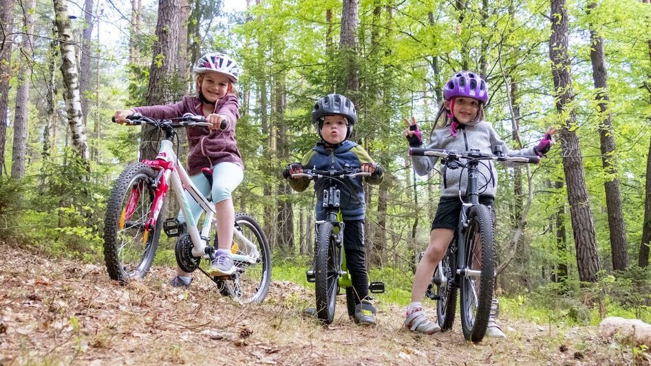 Kinder beim Biken 3Eiben Kids Bike Park | © 3Eiben Kids Bike Park