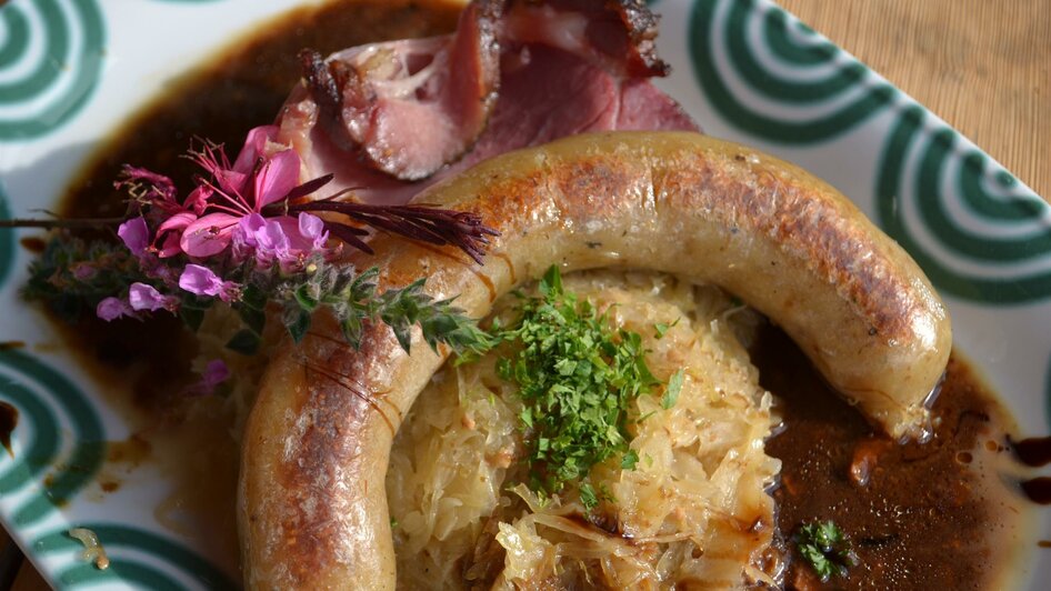 Holdahüttn_Erdäpfelwurst_Oststeiermark | © Tourismusverband Oststeiermark