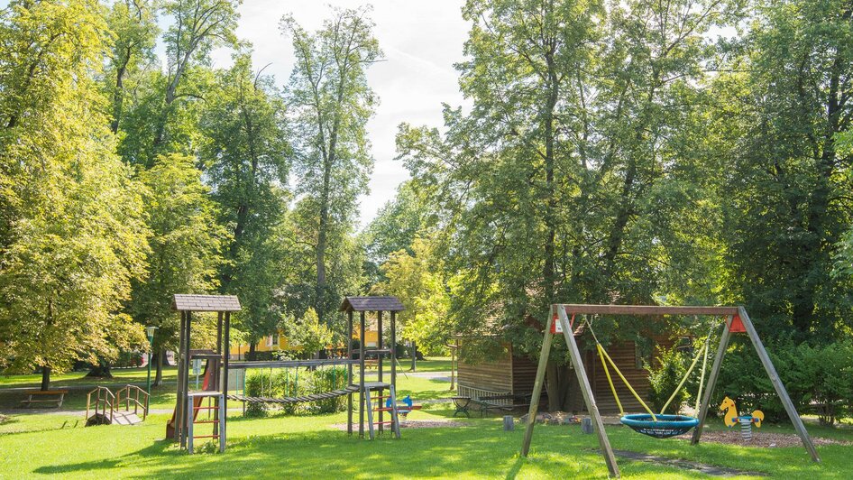 Aupark Pöllau_Kinderspielplatz_Oststeiermark | © Helmut Schweighofer