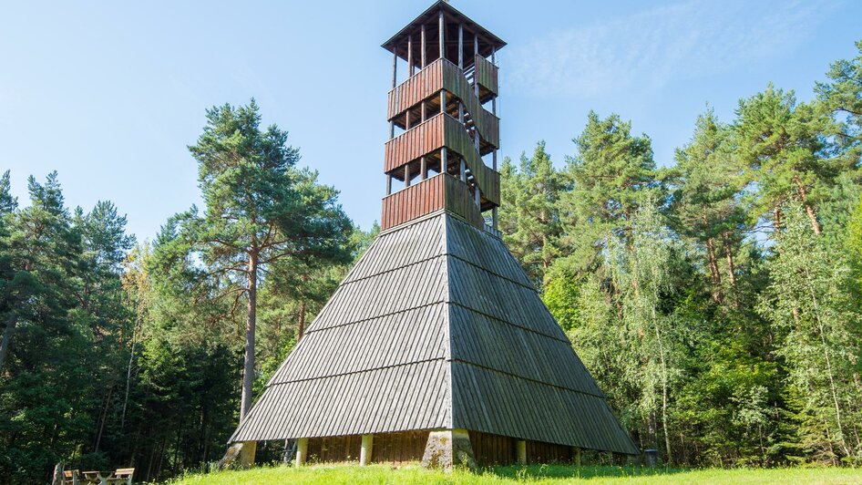 Haidenwald_Aussichtsturm_Oststeiermark | © Helmut Schweighofer