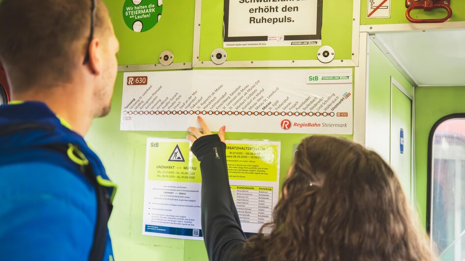 Murtalbahn Fahrplan | © Tourismusverband Murau