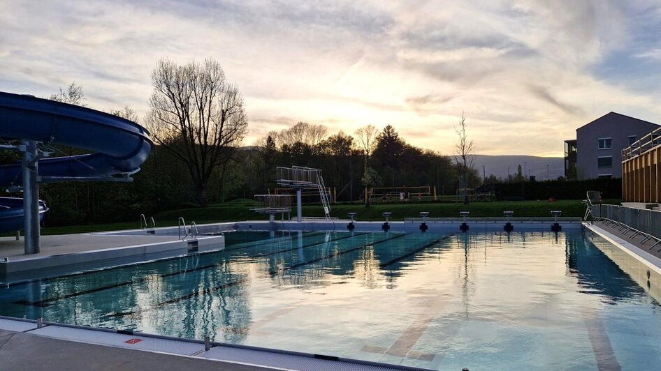 Abendstimmung beim Freibad | © TV Südsteiermark - Irene Löschnig
