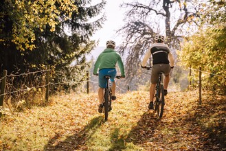 E-Bike Verleih_Radfahrer auf Waldweg_Oststeiermark | © Tourismusverband Oststeiermark