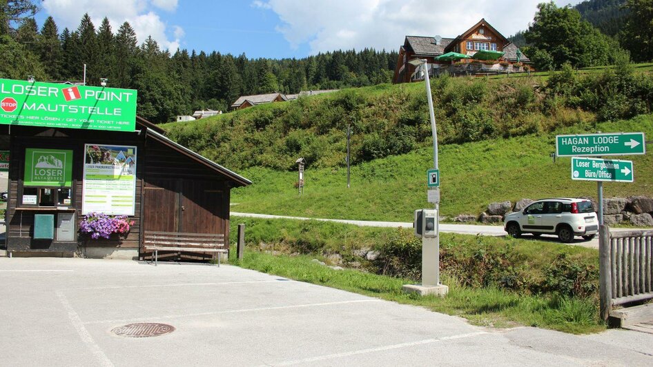 Loser, Altaussee, Parkplatz | © Viola Lechner