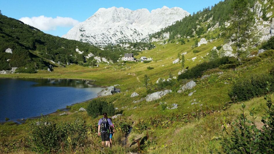 Elmsee, Grundlsee, Elmsee mit Pühringerhütte | © Elke Rabeder