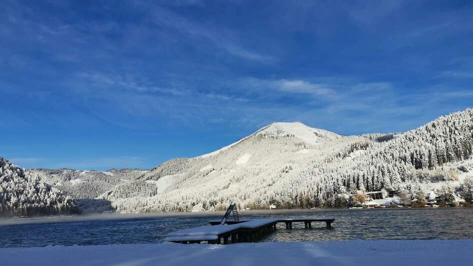 Erlaufsee mit Gemeindealpe im Winter | © TV Hochsteiermark