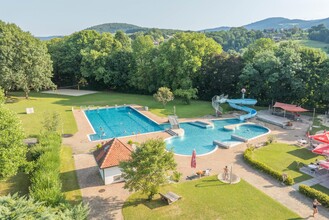 Erlebnisbad Pöllau_Luftaufnahme_Oststeiermark