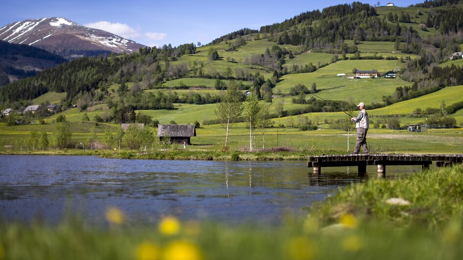 Fischer am Rottenmanner Teich | © Tourismusverband Murau