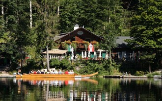 Fischerhütte Toplitzsee, Grundlsee, Ansicht Plätte | © Albrecht Syen