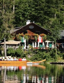 Fischerhütte Toplitzsee, Grundlsee, Ansicht Plätte | © Albrecht Syen | Albrecht Syen | © Albrecht Syen