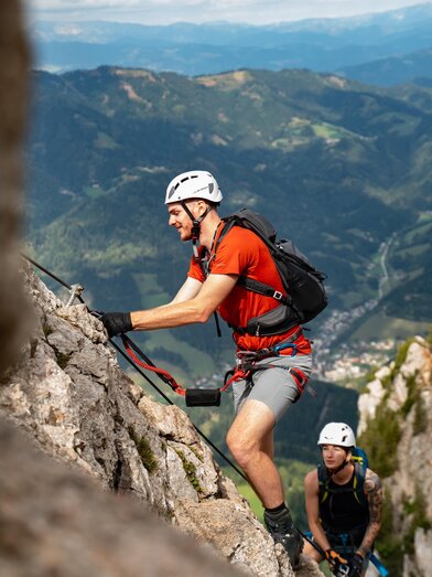 Klettersteig_Hochlantsch_Oststeiermark_Almenland | © Oststeiermark Tourismus | RKP Marketing | © Oststeiermark Tourismus