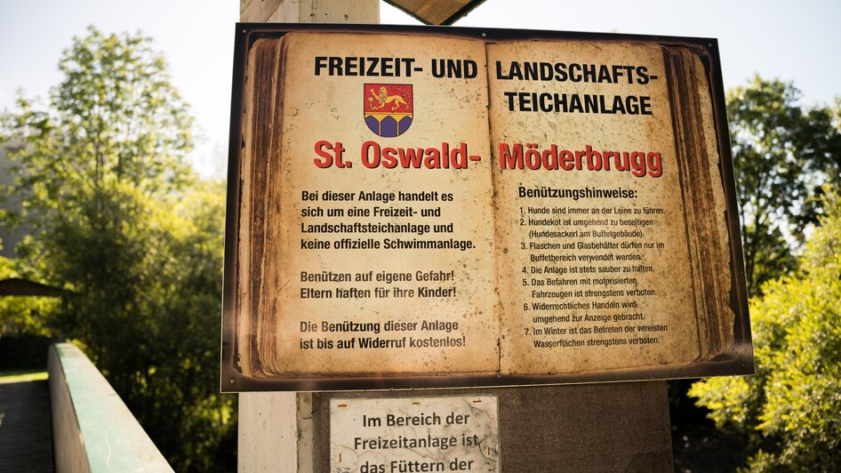 FreizeitanlageMöderbrugg-Schild1-Murtal-Steiermark | Anita Fössl | © Anita Fössl FreizeitanlageMöderbrugg-Schild1-Murtal-Steiermark | © Anita Fössl
