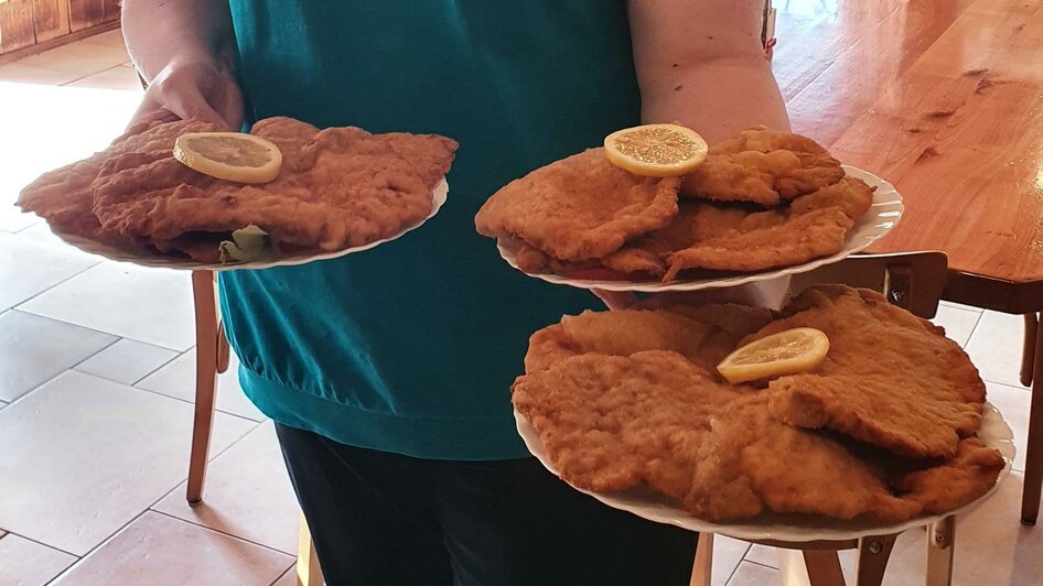 Pötschenhöhe, Altaussee, Schnitzel | © Doris Köberl