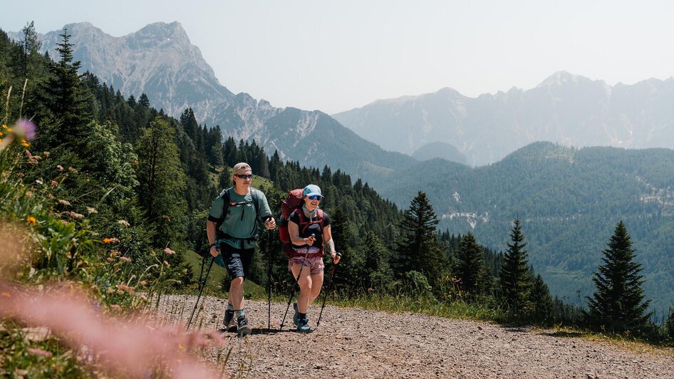 Unterwegs zur Grabneralm im Gesäuse