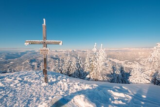 Gipfelkreuz Grebenzen im Winter | © Tourismusverband Murau