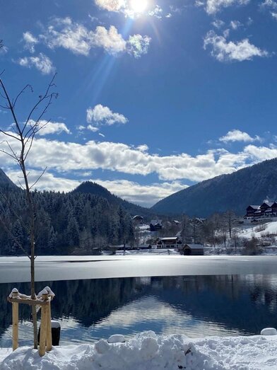 Grundlsee in Ausseerland Salzkammergut, freshly snow-covered | © TVB Ausseerland | Bettina Scheck | © TVB Ausseerland