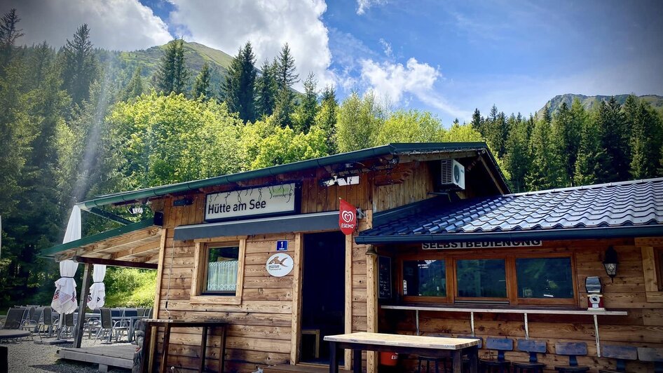 Hütte am See Sommer | © Marschnig