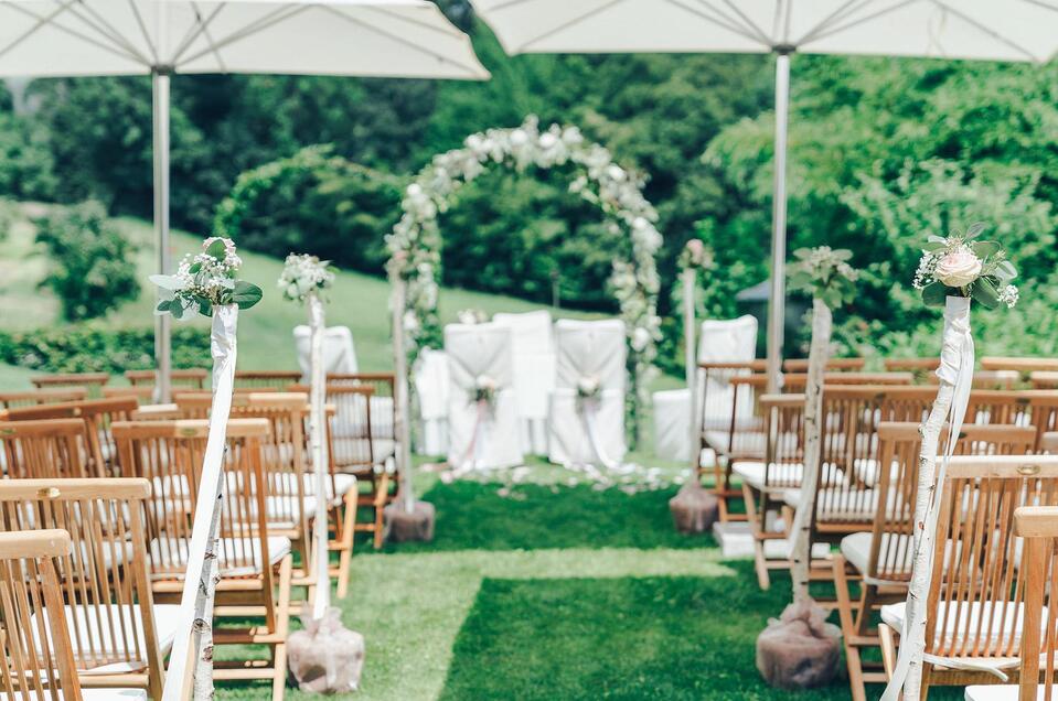 Heiraten im Hochzeitsgarten Hotel Retter - Impression #1 | © Retter Bio-Naur-Resort