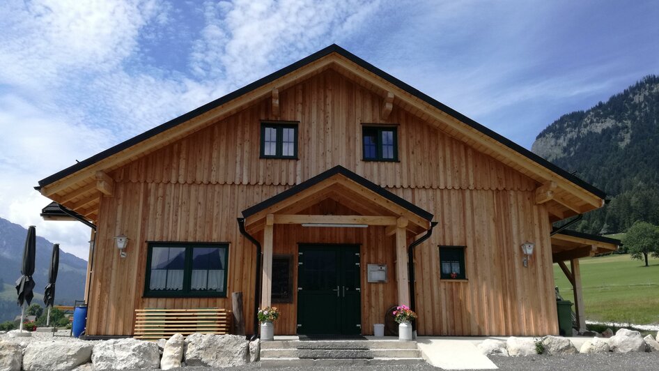 Troadkastl in Tauplitz, Eingangsbereich | © Stoffis Hütten