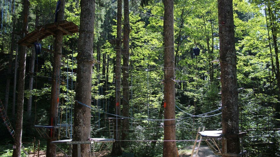 Hochseilkletterpark, Altaussee, niedriger Parcour | © Viola Lechner