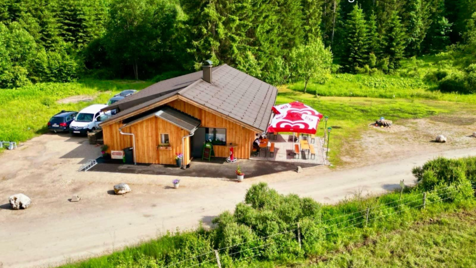 Jausenstation s'Kragl, Bad Mitterndorf, von oben | © Edith Lechner