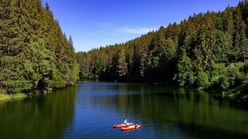 Hierzmann Stausee Kajak | © TV Region Graz-Harry Schiffer1