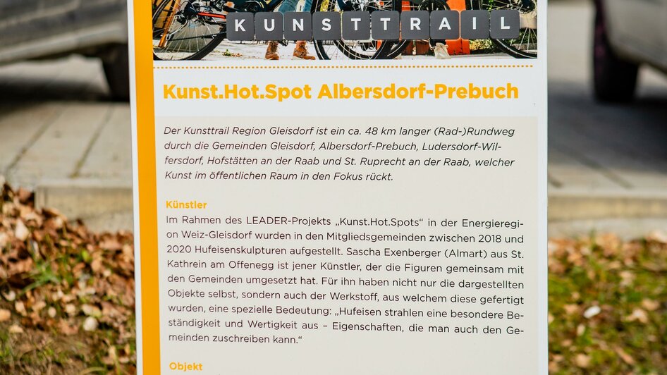 K.H.S.Albersdorf_Tafel_Oststeiermark | © Tourismusverband Oststeiermark