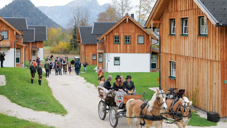 Kutschenfahrt, Grundlsee, im Zloamdorf | © Narzissendorf Zloam