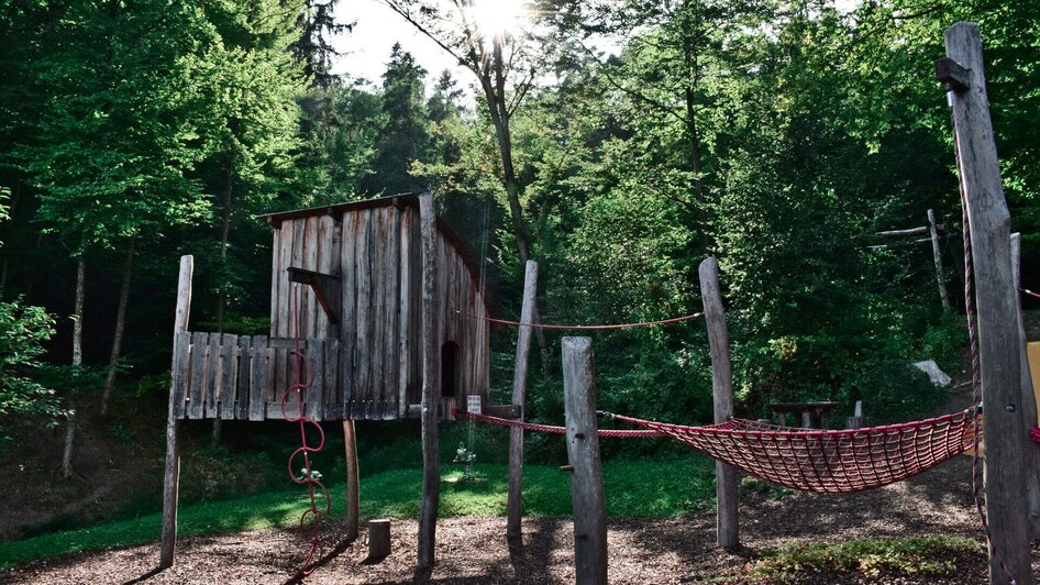 Klettergerüst Landschaftspark Hofbauer_Oststeierma | © Stadtgemeinde Weiz