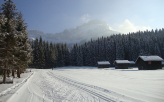 Langlaufloipe + Hütten Blaa (c) Georg Petritsch