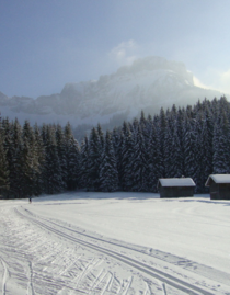 Langlaufloipe + Hütten Blaa (c) Georg Petritsch