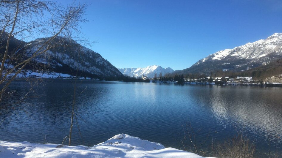 Langlaufen, Grundlsee, Ansicht Gößl am Grundlsee | © Waltraud Loitzl