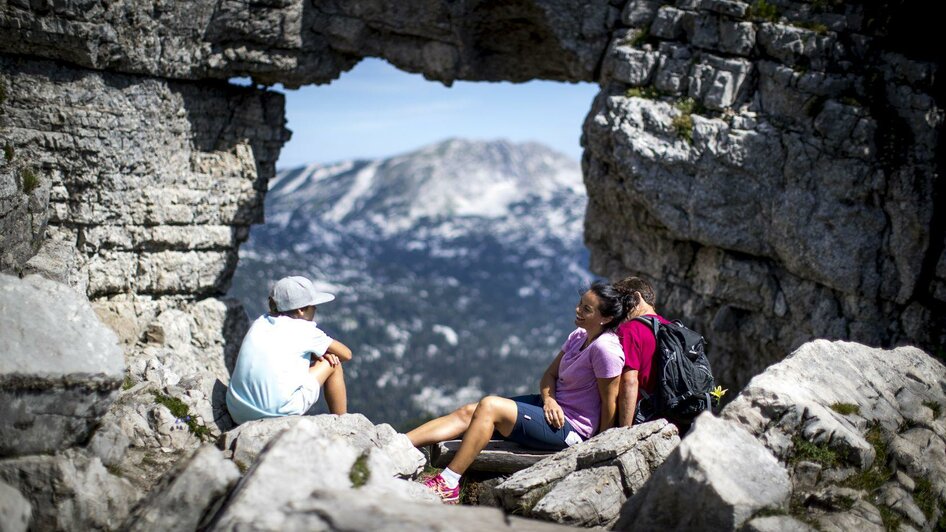 Loser, Altaussee, Loserfenster | TVB Ausseerland - Salzkammergut-Tom Lamm | © TVB Ausseerland - Salzkammergut-Tom Lamm Loser, Altaussee, Loserfenster | © TVB Ausseerland - Salzkammergut-Tom Lamm