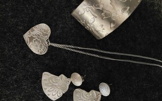 Loser silver, Bad Aussee, jewellery set | © Lisa Wagenhofer