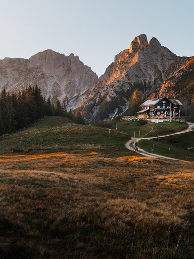 Sonnenuntergang-Mödlingerhütte-Gesäuse-Steiermark | © Christoph Lukas | Christoph Lukas