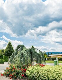 Car park in front of the Gartenwelt | © Region Graz-Mias Photoart | © Region Graz-Mias Photoart