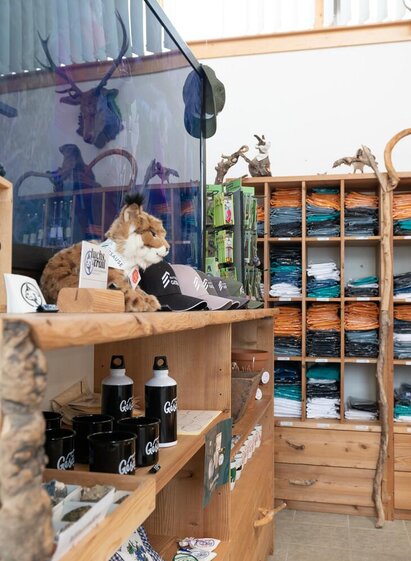 Blick in den Nationalpark Shop | Andreas Hollinger | © Andreas Hollinger