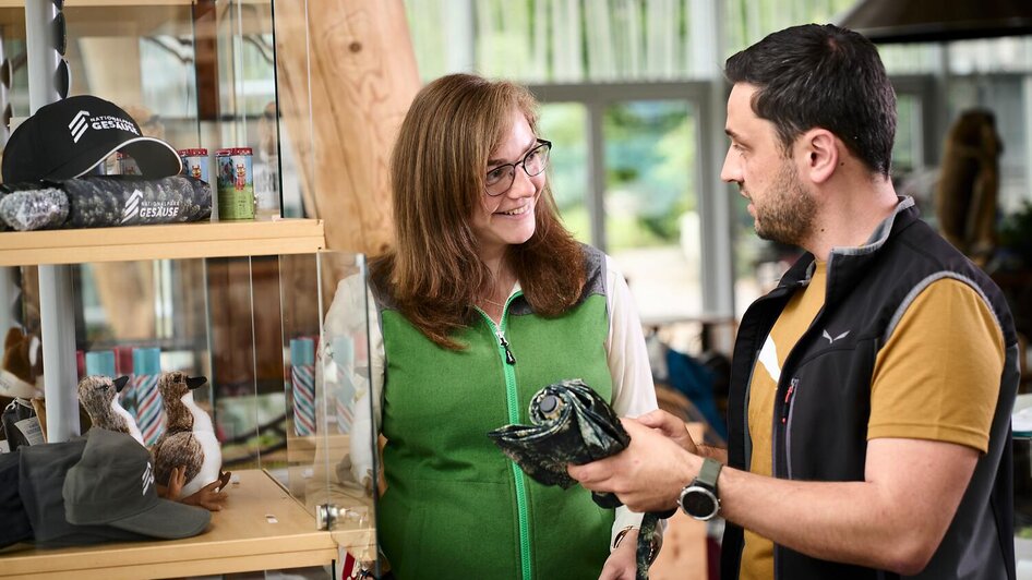 Shop im Nationalpark Pavillon