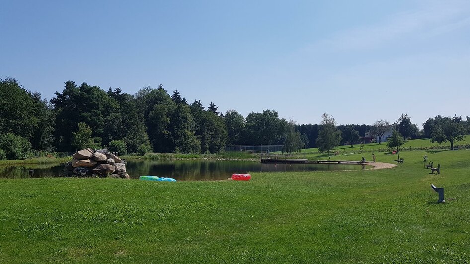 Naturbadeteich_Blick auf den Teich_Oststeiermark | © Christine Schwetz