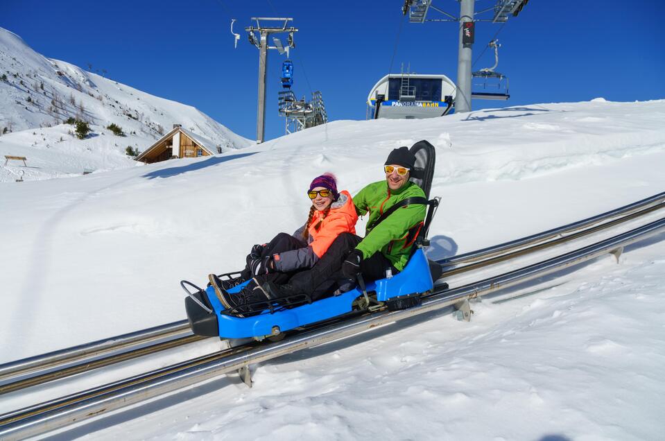 Nocky Flitzer - The spectacular alpine roller coaster in winter - Impression #1 | © TMG Turracher Höhe Marketing GmbH