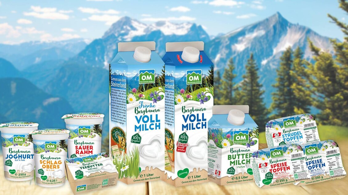 OM-Produkte-Murtal-Steiermark | © Obersteirische Molkerei