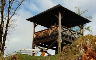 Ruin Pflindsberg, Altaussee, observation tower | © Petra Kirchschlager