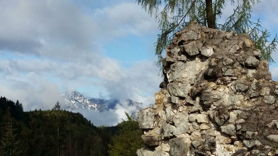 Ruine Pflindsberg, Altaussee, Mauer | © Petra Kirchschlager