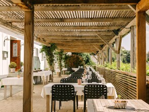 Terrasse mit Ausblick | © SAZIANI Restaurant & Hotel