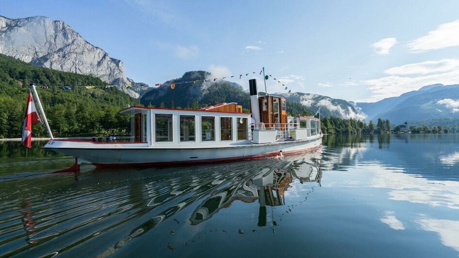 Schifffahrt, Grundlsee, MS Rudolf | © Schifffahrt Grundlsee/Florian Loitzl