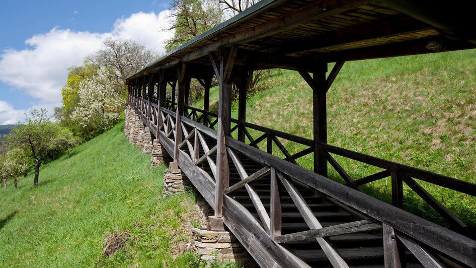 Schlossstiege Murau | © Holzwelt Murau