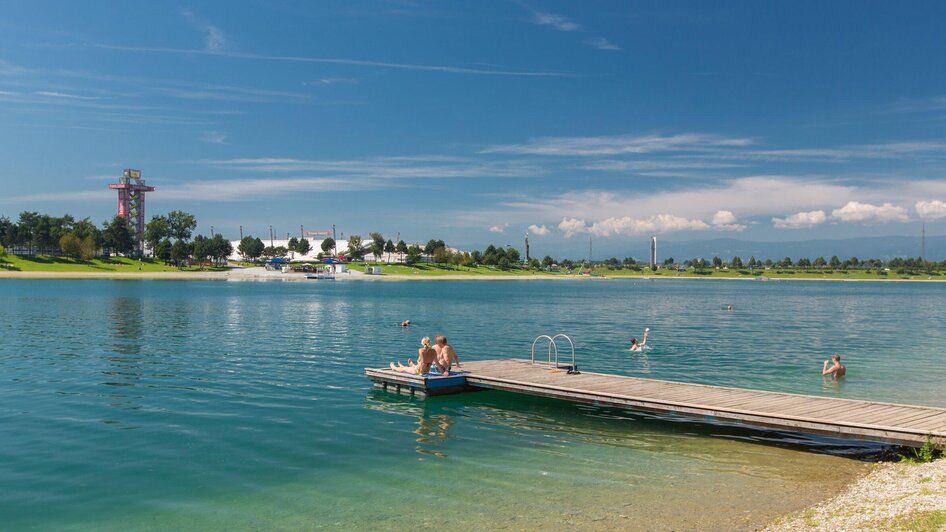 Badesteg im See | © Region Graz - Harry Schiffer