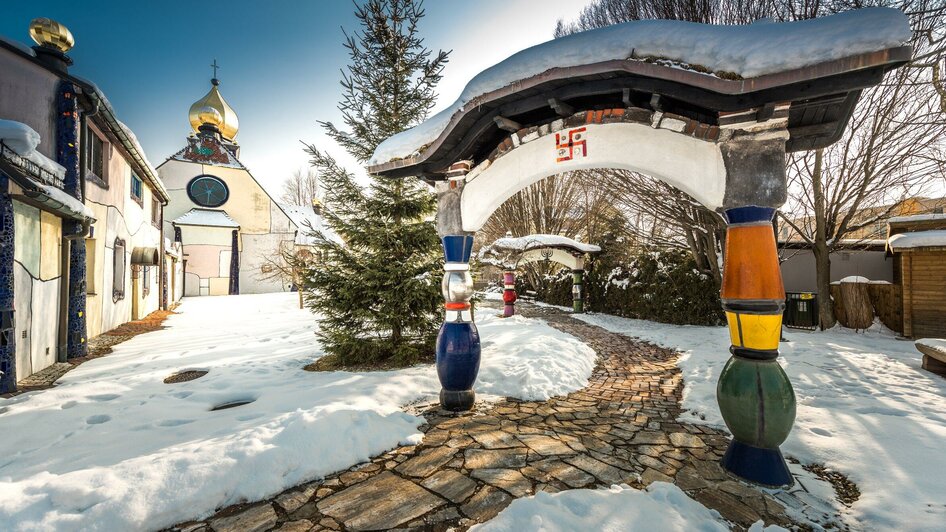 St. Barbara Kirche - Hundertwasser | © TV Region Graz - Die Abbilderei