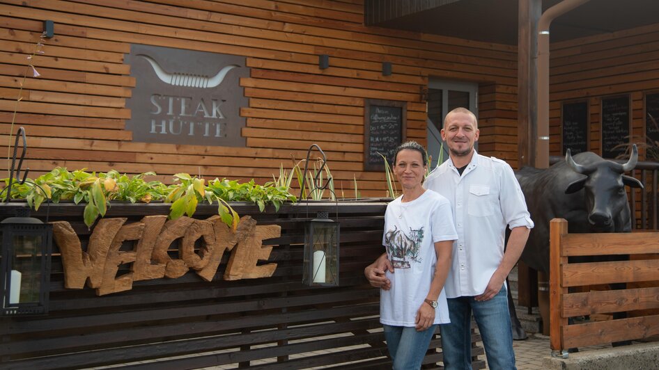 Manuela und Matthias Batruel | © Steak Hütte